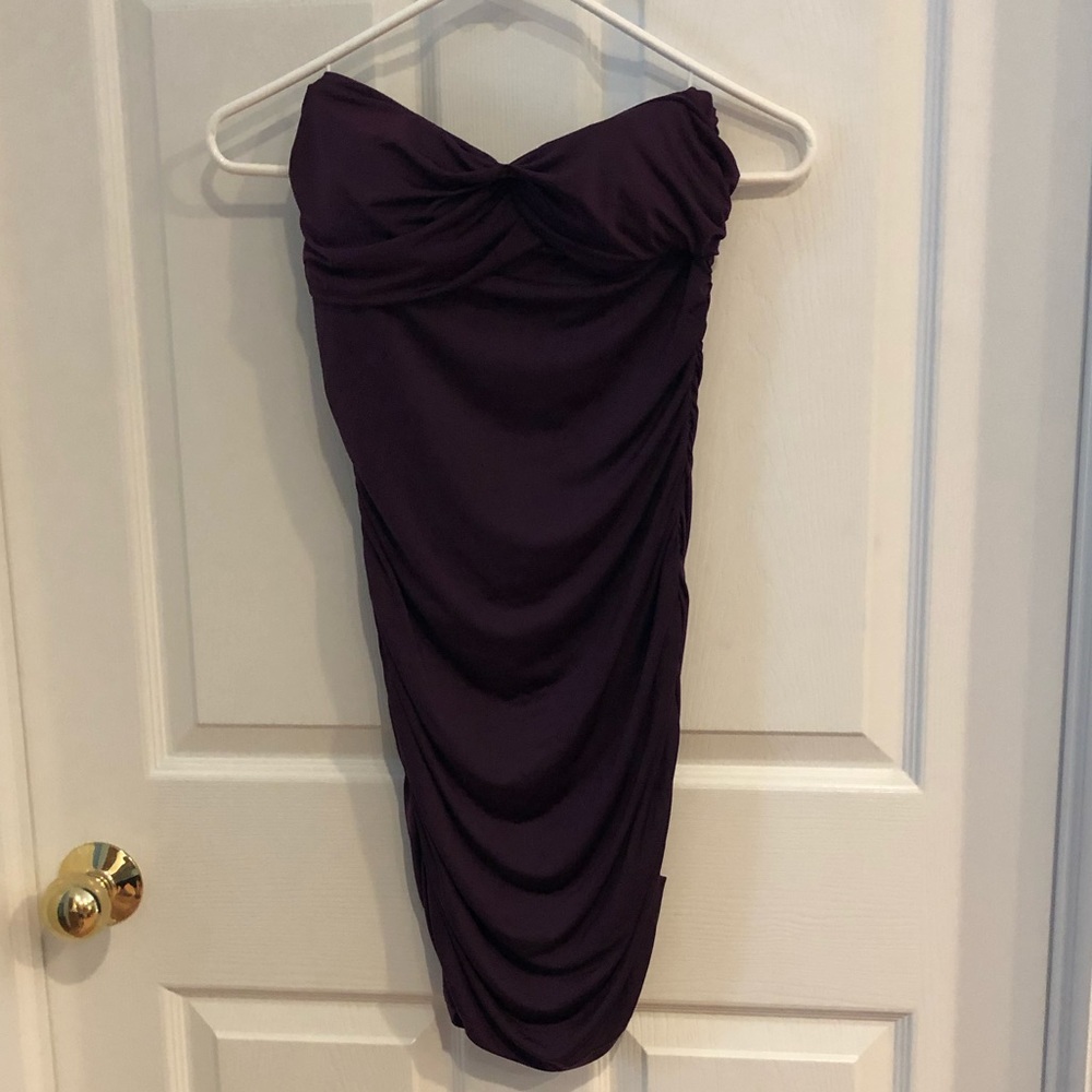 Forever 21 Purple/Maroon Body Con Dress